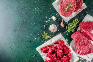 Red meat in a gout diet